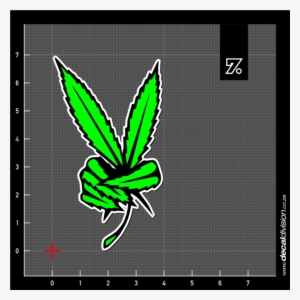 Peace Sign Sticker Weed Leaf Png Jdm Peace Sign - Logo S Line Audi #302125