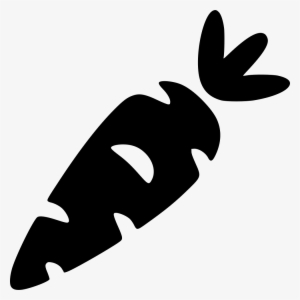 Carrot Comments - Silhouette Carrot Clipart #302241