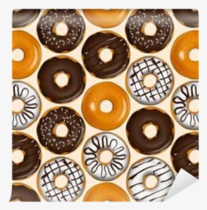 Seamless Pattern Of Donuts #302325