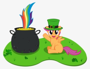 Stabzor, Clover, Cute, Cutealoo, Hat, Pot Of Gold, - Pot Of Gold End Rainbow #302488
