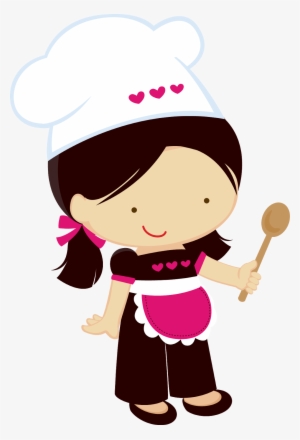 Cupcake Clipart Lady - Cocinera Dibujo #302649