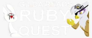 Gilda Reads Rubyquest, Tom Examines The Glowing Eyes - Catcher Stance #302799 Gilda Reads Rubyquest, Tom Examines The Glowing Eyes - Catcher Stance #302799