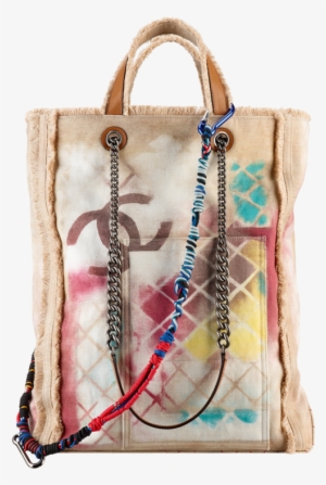 Chanel Graffiti Printed Canvas Medium Backpack Grey - Chanel Graffiti Canvas Tote #302937