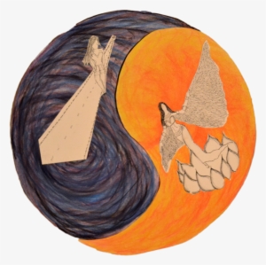 Past Art Yin Yang Graphic Library Download - Carving #303041