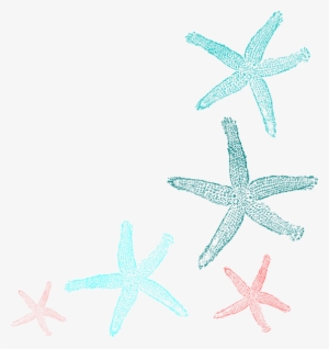 Teal Starfish Clipart - Coral Starfish Clipart #303615