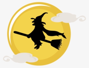 Cute Halloween Witch Png Picture Black And White - Halloween Witch Clipart Black And White #303739