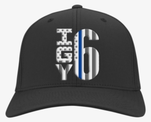 Igy6 Flex Fit Cap - American Red Line Flex Fit Twill Baseball Cap #303761