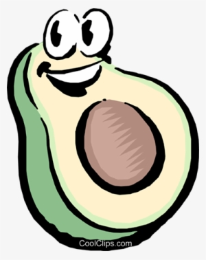 Cartoon Avocado Royalty Free Vector Clip Art Illustration - Avocado Cartoon #303942
