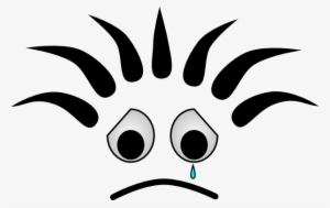 Sadness Clipart Disappointed Face - Sad Cartoon Face Png #304028