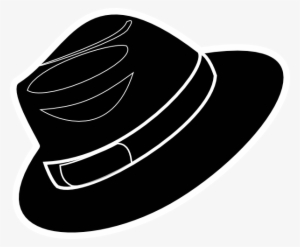 Clip Art Black Stencil Fedora Clip Art At Clker - Fedora Clipart Png #304072 Clip Art Black Stencil Fedora Clip Art At Clker - Fedora Clipart Png #304072
