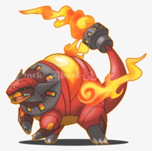 Fire Starter Generation Vii Stage 3 - Fire Armadillo Starter Fakemon #304208