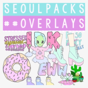 ❀ೃ If You Want 200 Overlays - Aesthetic Pastel Overlays Transparent Banner #304897