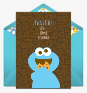 Free, Baby Cookie Monster Invitations We Love This - Cookie Monster #304944
