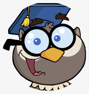 The Wisest Owl - Teacher Cartoon Png #305051