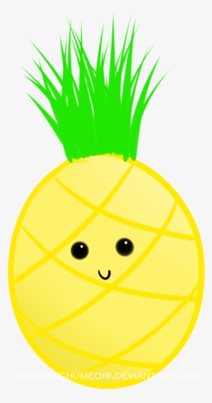 Transparent Pineapple Kawaii - Pineapple Kawaii Png #306180
