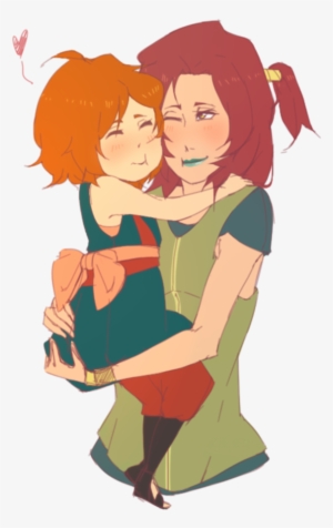 Anime Mom Png Clip Art Stock - Mom Hugs Clip Art #306335