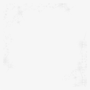 White Stars Frame Deco - Line Art #306477