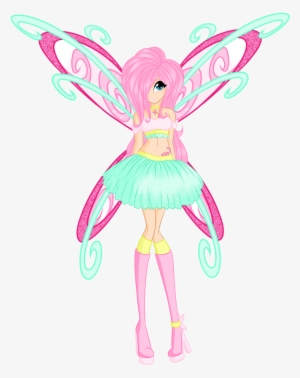 Iikiui, Belly Button, Clothes, Fairy, Fairy Wings, - Mlp And Winx Club #306624