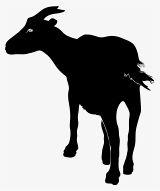 Open - Goat Silhouette Png #306686
