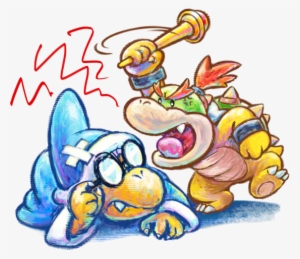 Kamek And Baby Bowser - Yoshi New Island Baby Bowser #307196