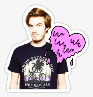 Heart, Redbubble, And Sticker Image - Pewdiepie Wallpaper Iphone #307262