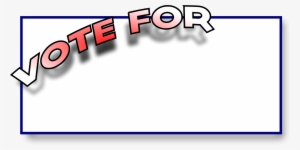 Clipart - Vote For - - Clipart Vote #307503