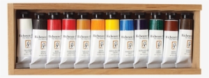 Richeson Oil, The Shiva Series Set Of 12 In Wooden - Jack Richeson 37-ml Artist Oil Colors, Set Of 12 #307715