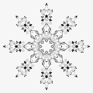This Free Icons Png Design Of Floral Snowflake #307929