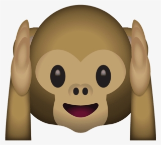 Monkey Emoji Png - Iphone Emoji Monkey #308493