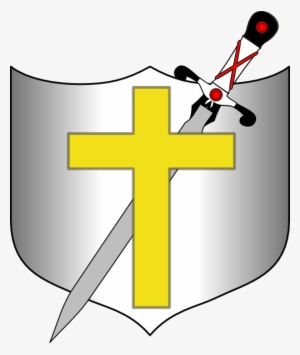 Sword And Shield Clip Art At Clker - Cross Sword And Shield #308650