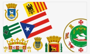 Puerto-rican Flags & Coats Of Arms / Heraldry Of Puerto - Puerto Rico Coa Rectangle Magnet #308733