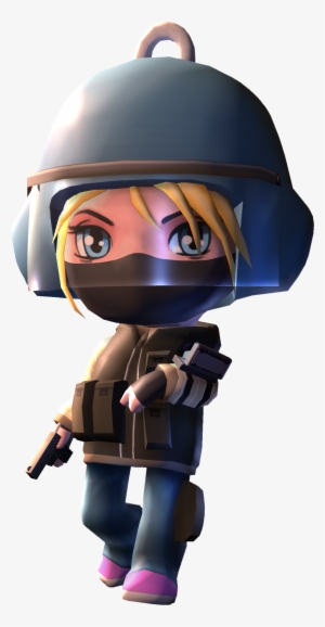 Clip Art Freeuse Download Chibi Transparent Rainbow - Rainbow Six Siege Iq Charm #308819