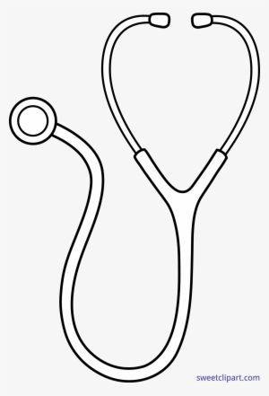 Clipart Stethoscope Medical Stethoscope Doctors Medicine - Stethoscope Clipart Black And White #309269
