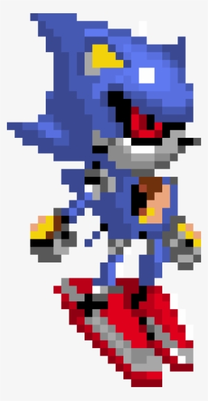 Metal Sonic - Metal Sonic Pixel Art #309870