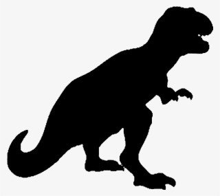 T-rex Emblem Bo - Silhouette T Rex Clipart Png #3000281