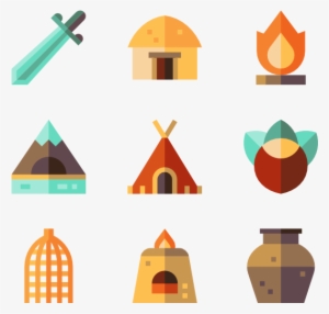 Prehistoric Age 50 Icons - Prehistory #3000711