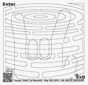 This Free Icons Png Design Of Hang Loose Maze And Coloring #3002333