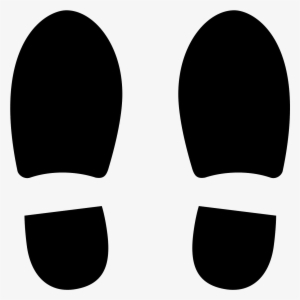This Icon Represents Two Pictures Of The Soles Of Shoes - 足 型 シール #3002793