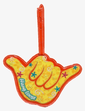 Hawaiian Identification Tag Vinyl Hang Loose #3003035