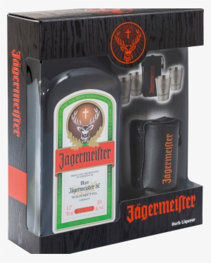 Jägermeister Liqueur & Shot Glass Gift Pack - Jägermeister Flasche 0 1 #3003276