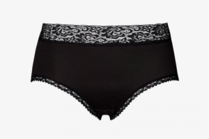 Women's Silk Touch Panty With Lace Trim - Lace #3004651