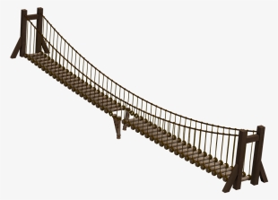 Broken Bridge Clipart Hanging Bridge - Png Transparent Background Pul Bridge #3004869