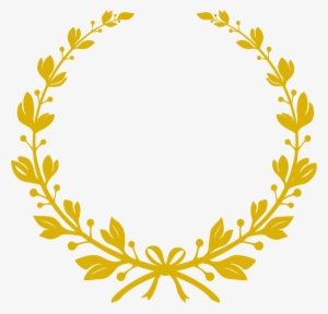 Imagem Relacionada Arabesco Dourado Png, Arabescos - Simple Floral Circle Border #3005128