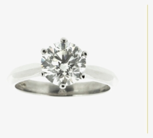 Single Diamond Png Image Background - Pre-engagement Ring #3005991