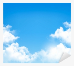 Background With Blue Sky And Clouds - Papieren Vliegtuigjes In De Lucht #3006211