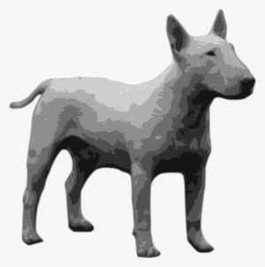 Bullterrier Grayscale Clipart Png - Best Gift - Bullterrier Grayscale Hoodie/t-shirt/mug #3006289