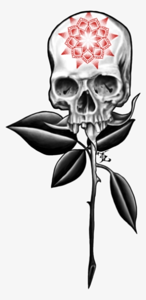 Men - Skull Rose - Smoke - Skull #3006291