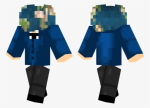 Earth Head - Skull Hoodie Minecraft Skin #3008126