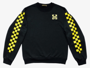Checkerboard Crewneck - Hoodie Black And White #3008801