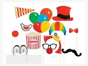 Carnival Costume Photo Booth Props 12pcs - Carnival Photo Booth Props Printables #3009195